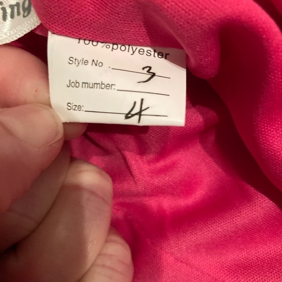 New Sequin Pink dress strappy back size 4 - Picture 3 of 5